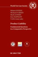 PRODUCT LIABILITY : Fundamental Questions in a Comparative Perspective.