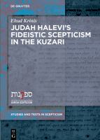 Judah Halevi's Fideistic Scepticism in the Kuzari /