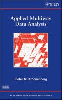 Applied multiway data analysis /