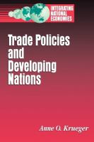Trade policies and developing nations /