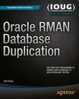 Oracle RMAN database duplication /