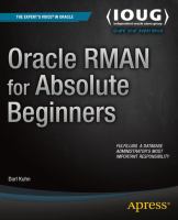 Oracle RMAN for absolute beginners /