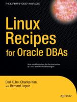 Linux recipes for Oracle DBAs /