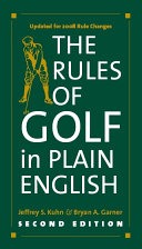 The rules of golf in plain English
