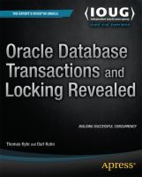Oracle database transactions and locking /