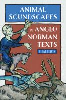 ANIMAL SOUNDSCAPES IN ANGLO-NORMAN TEXTS.