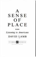 A sense of place : listening to Americans /