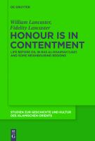 Honour is in contentment : life before oil in Ras al-Khaimah (UAE) and some neighbouring regions /