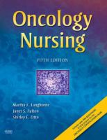 Oncology nursing.