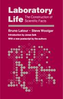 Laboratory life : the construction of scientific facts /