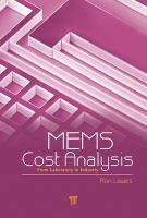 MEMS cost analysis : from laboratory to industry /