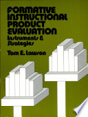 Formative instructional product evaluation; instruments & strategies