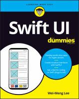 SwiftUI For Dummies /