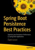 Spring Boot persistence best practices : optimize Java persistence performance in Spring Boot applications /