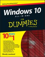 Windows 10 all-in-one for dummies /