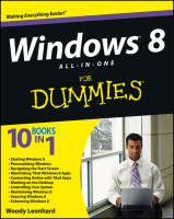 Windows 8 All-in-One For Dummies.