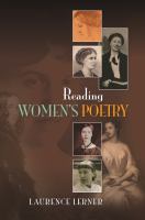 Reading women's poetry /