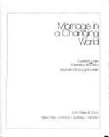 Marriage in a changing world /