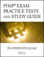 PfMP® exam practice tests and study guide /