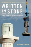 Written in stone : public monuments in changing societies /