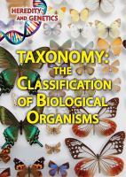 Taxonomy : the classification of biological organisms /