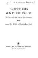 Brothers and friends : the diaries of Major Warren Hamilton Lewis /