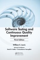 Software testing and continuous quality improvement /