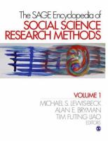 The Sage encyclopedia of social science research methods /