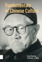Fundamentals of Chinese culture /
