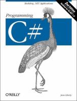 Programming C♯ /