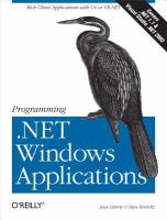 Programming .NET Windows applications /