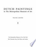Dutch paintings in the Metropolitan Museum of Art /