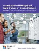 INTRODUCTION TO DISCIPLINED AGILE DELIVERY