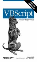 VBScript pocket reference /