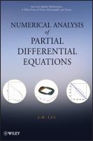 Numerical analysis of partial differential equations /