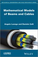 Mathematical models of beams and cables /