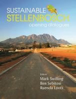 SUSTAINABLE STELLENBOSCH : opening dialogues.