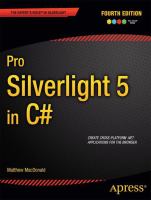 Pro Silverlight 5 in C♯, fourth edition /