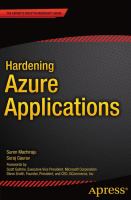 Hardening Azure applications /