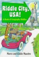 Riddle City, USA! : a book of geography riddles /