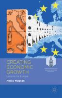 Creating economic growth : lessons for Europe /