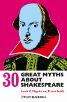 30 great myths about Shakespeare /