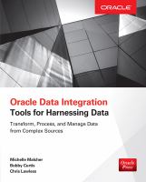 Oracle data integration : tools for harnessing data /