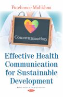 Effective health communication for sustainable development /
