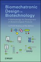 Biomechatronic design in biotechnology : a methodology for development of biotechnological products /