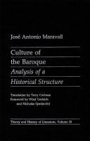 Culture of the baroque : analysis of a historical structure /