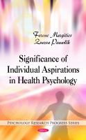 Significance of individual aspirations in health psychology /