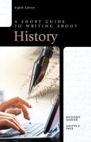 A short guide to writing about history /