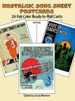 Nostalgic song sheet postcards : 24 full-color ready-to-mail cards /