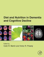 Diet and nutrition in dementia and cognitive decline /
